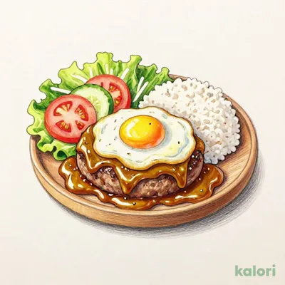 エッグカリーバーグディッシュ M