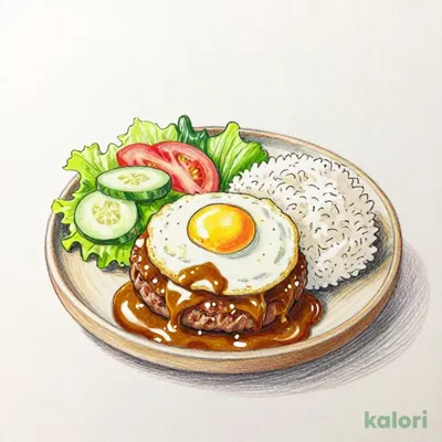 エッグカリーバーグディッシュ S