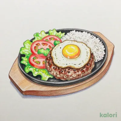 Egg Hamburg Steak, Large