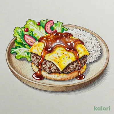 オムデミチーズバーグディッシュ L