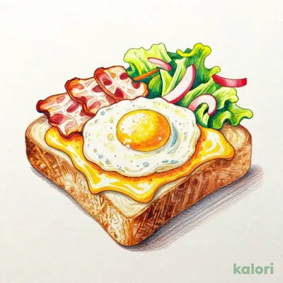 Donkey Special Breakfast with Fried Egg and Cheese Toast