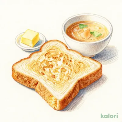 プレーントーストセット（みそ汁orドリンク）