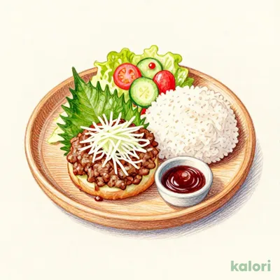Minimum Grated Radish & Shiso Salisbury Steak Dish, Extra Small