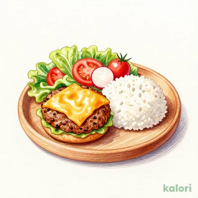 ミニマムチーズバーグディッシュ ハンバーグSS
