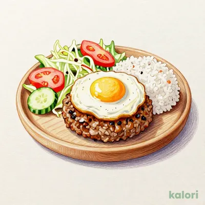 Light Set Egg Hamburger Steak (SS)