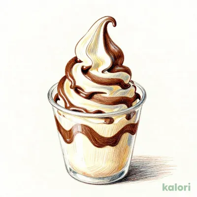Hokkaido Soft Serve Ice Cream (Chocolate Sauce)
