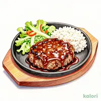 黒デミバーグステーキ M