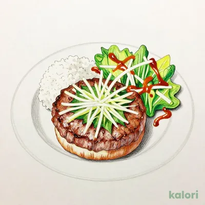 ガリバーバーグステーキ おろしそ