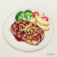 みすじグリル(和風オニオンソース)