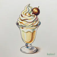月見モンブランパフェ