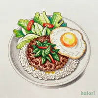 ガパオライス風バーグディッシュ M