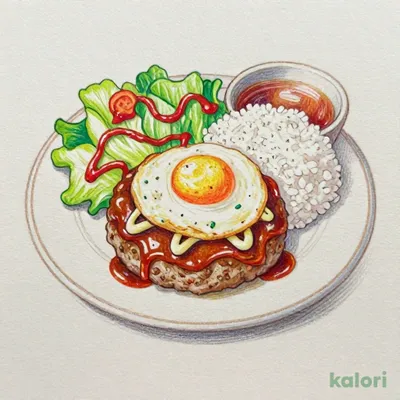 星降る月見てりたまマヨバーグディッシュ（スープセット） M