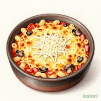 パンチェッタときのこの豆乳トマトクリームグラタン