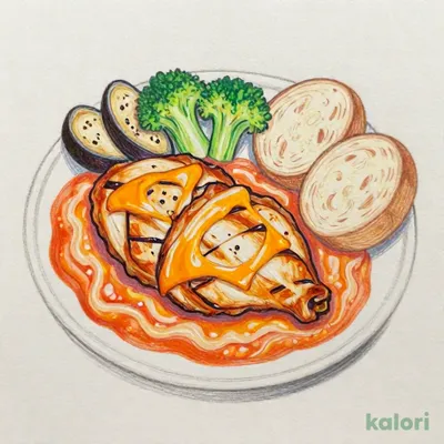 プレミアムセット・グリルチキンのトマトクリームフォンデュ