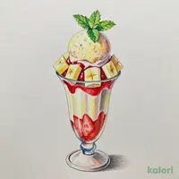 いちごバナナミルクフロート