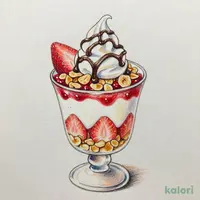 いちごヨーグルトパフェ