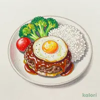 お子様ハンバーグプレート