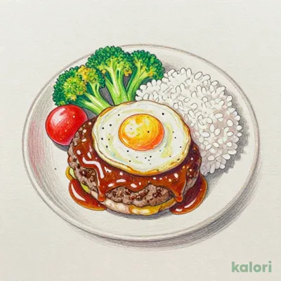 お子様ハンバーグプレート