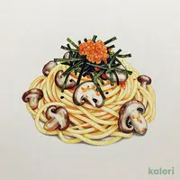 たらこときのこの和風パスタ
