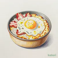 とろけるたまごとベーコンのカルボナーラ風ドリア