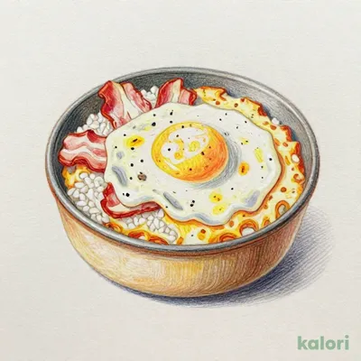 とろけるたまごとベーコンのカルボナーラ風ドリア