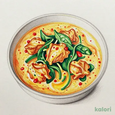 ほうれん草のバターチキンカレー