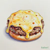 クワトロチーズフォンデュ風ハンバーグ