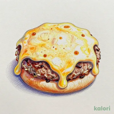 クワトロチーズフォンデュ風ハンバーグ