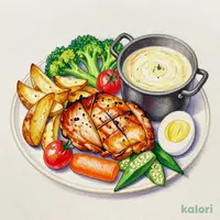 グリルチキンプレート（ソース別）