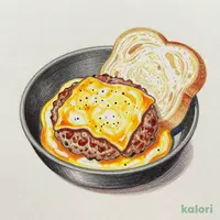 チーズたっぷり フォンデュ風ハンバーグ