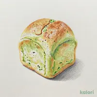 テイクアウト・よもぎキューブ食パン