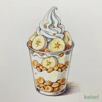 バナナヨーグルトパフェ
