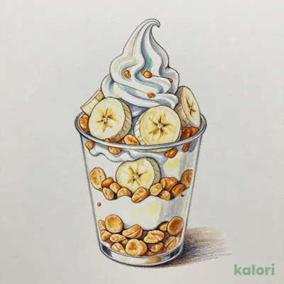 バナナヨーグルトパフェ