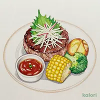 ビーフハンバーグ 大葉おろし