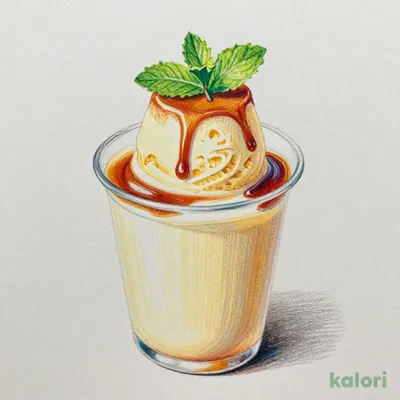プリン風フロート