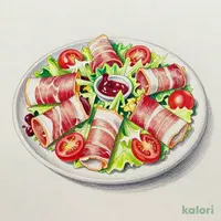 プレミアムセット・生ハムの彩り野菜サラダ