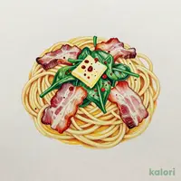 ベーコンとほうれん草のバター醤油パスタ