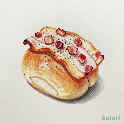 ベーコンペッパーロール