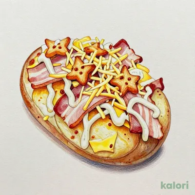 ポテトとベーコンのラザニア風カリカリベビースター