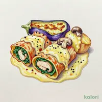 ランチ・若鶏とほうれん草ときのこのインボルティーニ