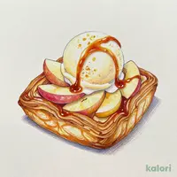 リンゴとカラメルソースのクイニーアマン