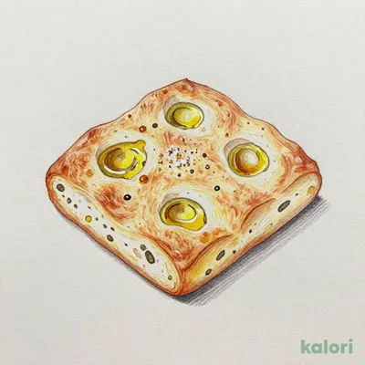 塩オリーブフォカッチャピザ