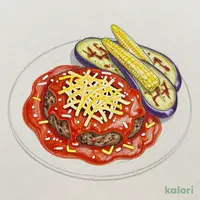 旬・ハンバーグステーキのトマトチーズカレー