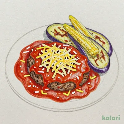 旬・ハンバーグステーキのトマトチーズカレー