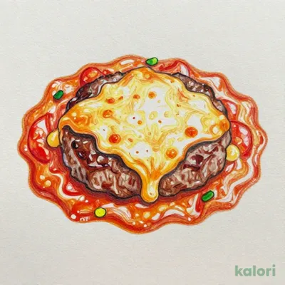 旬・ハンバーグステーキのトマトチーズカレー（ビーフハンバーグ）