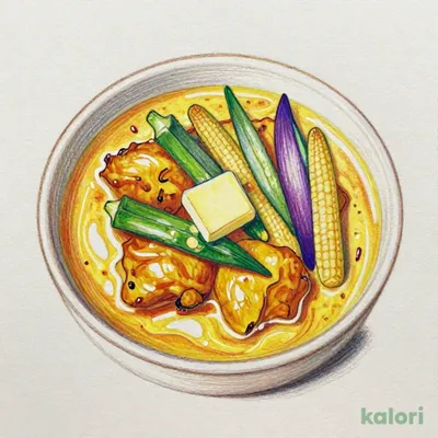 旬・夏野菜とまろやかココナッツミルクのバターチキンカレー