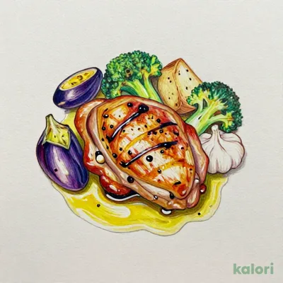 若鶏のグリル菜園風アヒージョ