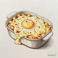 旧：夜・とろけるたまごとチーズのカルボナーラ風グラタン