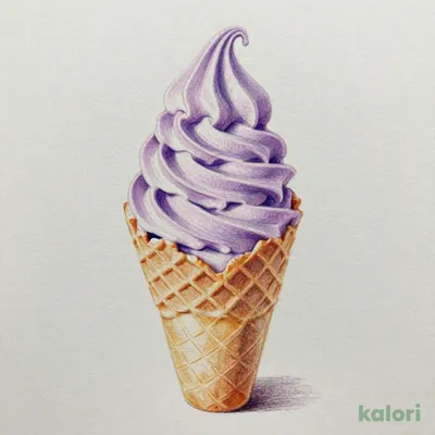 Beni-imo (Purple Sweet Potato) Soft Serve