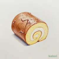 Mini Baum Roll (Swiss Roll), Japanese Chestnut Mont Blanc Flavor